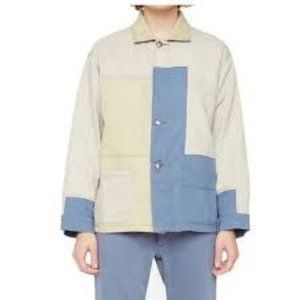 NWT: Free People X Sandrine Rose Colorblock Patchwork Shirt/Jacket XS